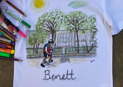 egyedi festett fiú póló születésnapra, ajándékba